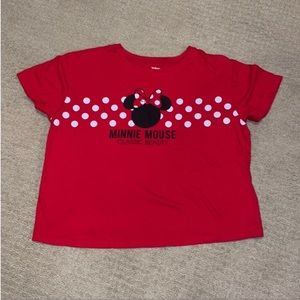 Minnie Mouse Cropped Boxy T shirt